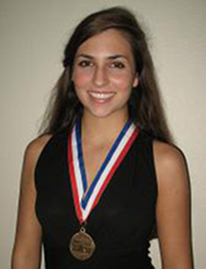 Homeschooler winning a medal at FHD